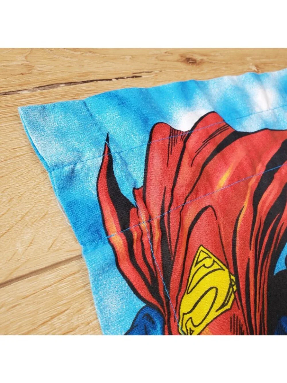 SUPERMAN Daily Planet Gotham DC Comics Window Valance Curtain Set Lot Of 2 83x16